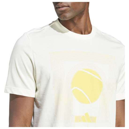 Adidas Ανδρική κοντομάνικη μπλούζα Aeroready Tennis Arc De Ball Graphic Tee